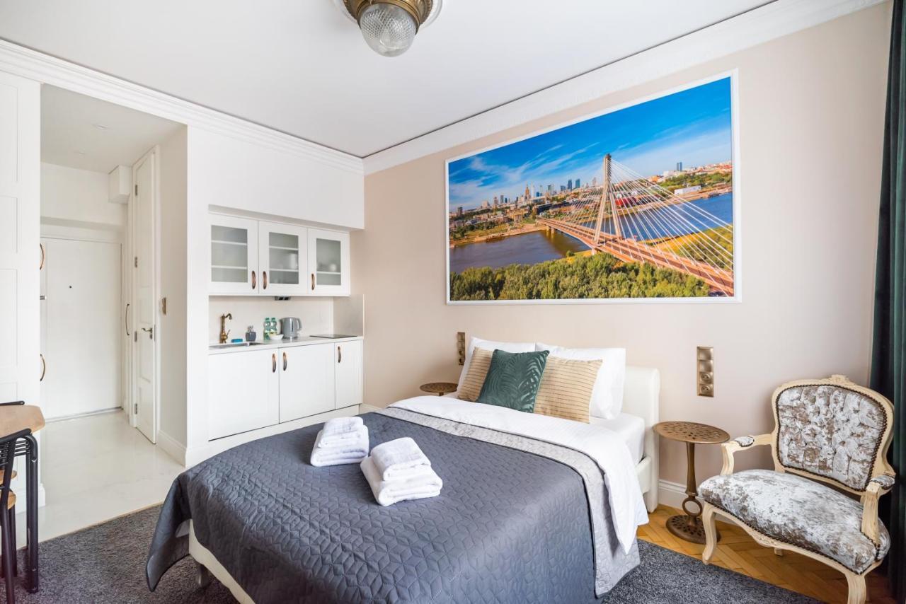 City Centre All In One Apartment Warschau Exterior foto